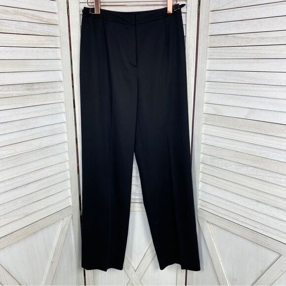 Ann Taylor Loft Straight Leg Dress Pants Black 2 - Picture 1 of 8